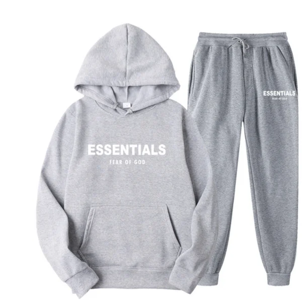 Essentials Fear of God Grey Tracksuit