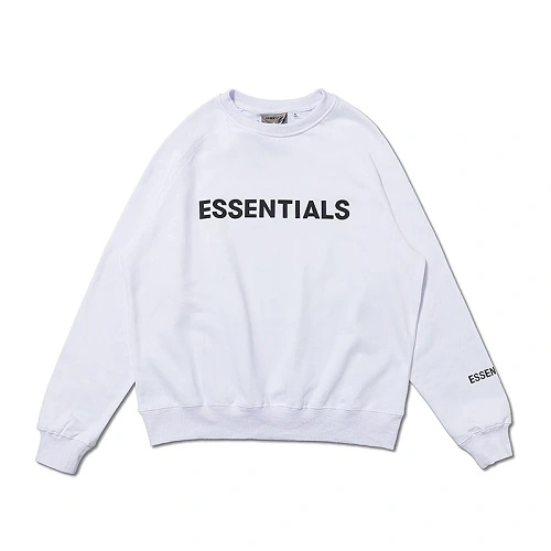 Essentials Fear of God White Sweatshirt – Fleece Sweatshirt