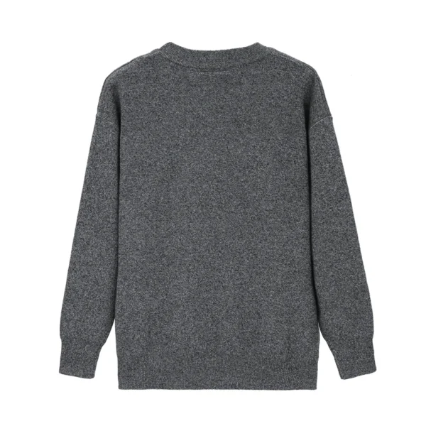 Essentials Grey Knit Sweatshirt