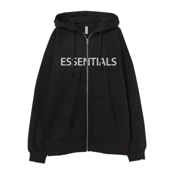 Essentials Oversized Zip Up Hoodie