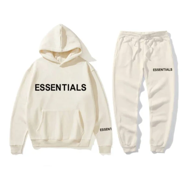 Essentials Print Tracksuit Oatmeal Heather