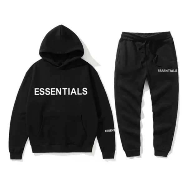 Essentials Spring Tracksuit Black