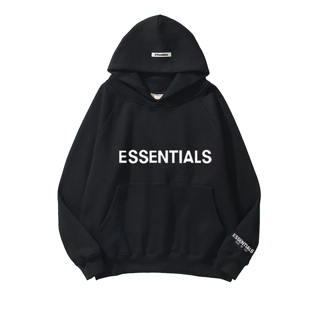 Fear Of God Black Essentials Hoodie