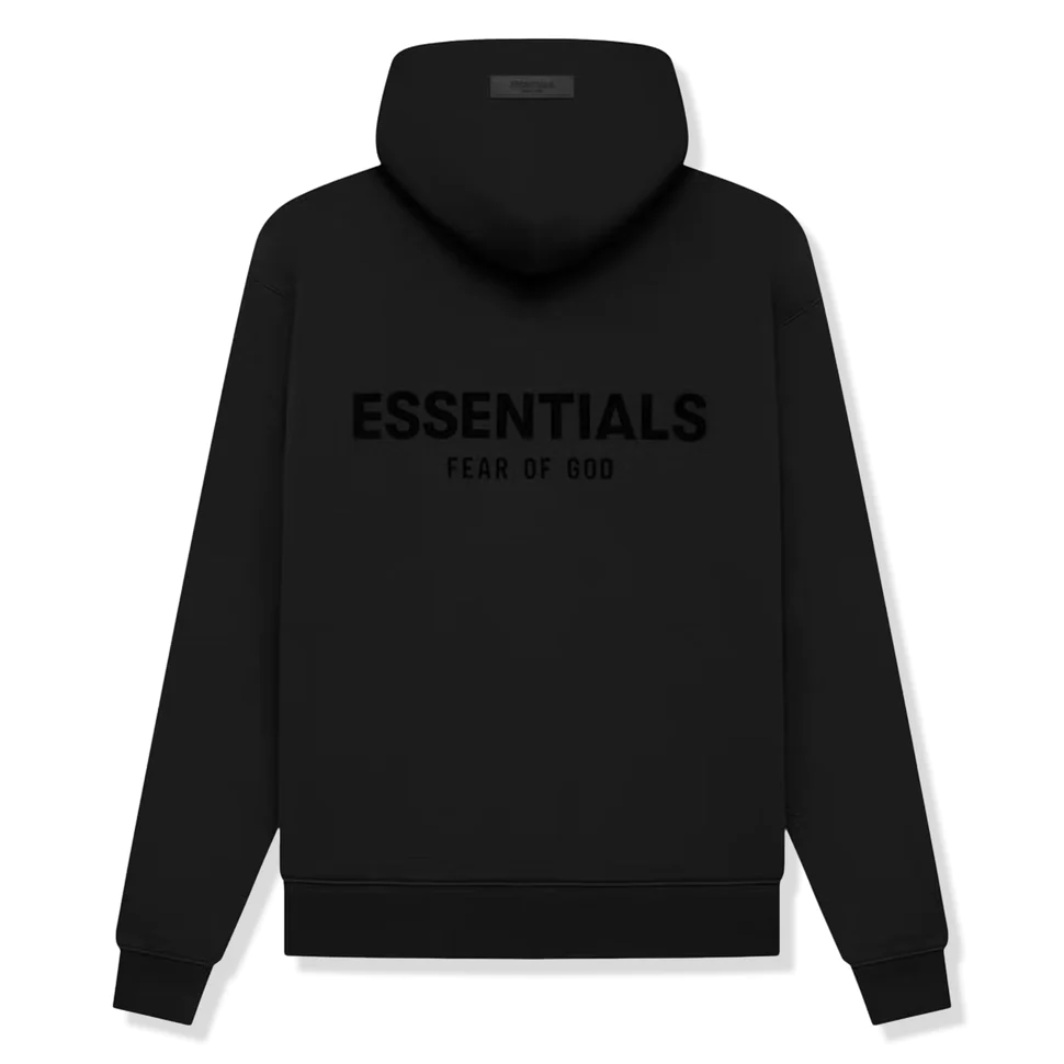 Fear Of God SS22 Essentials Black Hoodie-1