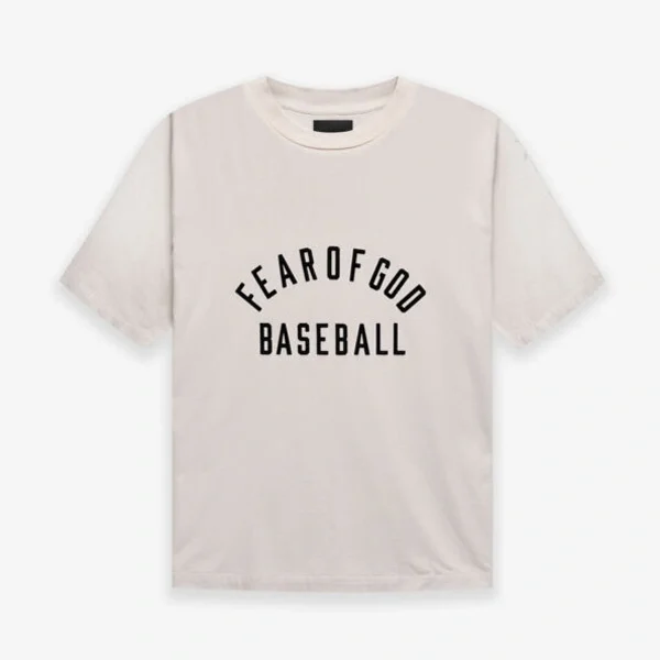 Fear of God Baseball Tee Cream