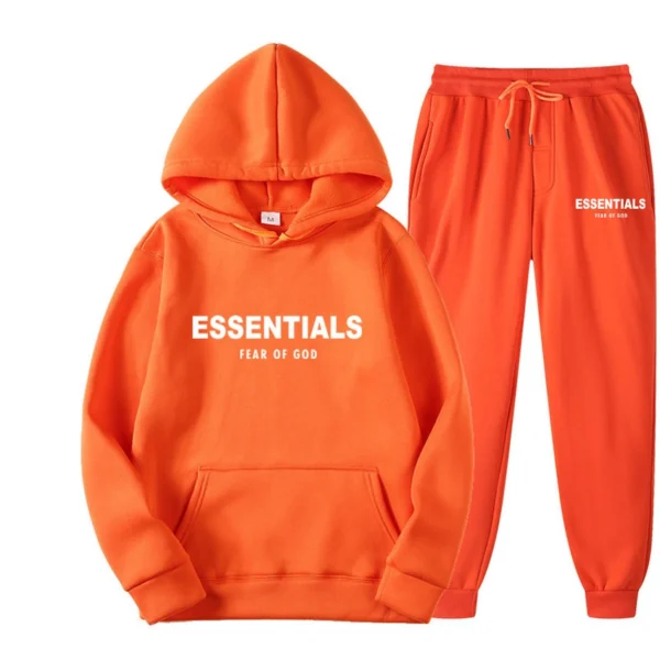 Fear of God Essentials Orange Tracksuit