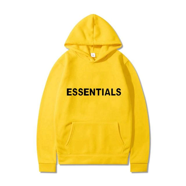 Fear of God Essentials Yellow Hoodie