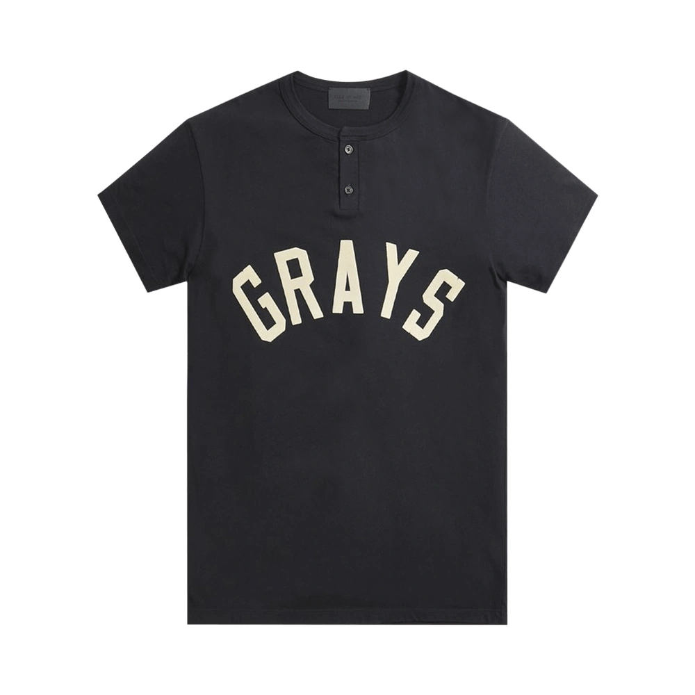 Fear of God Grays Henley Black Tee